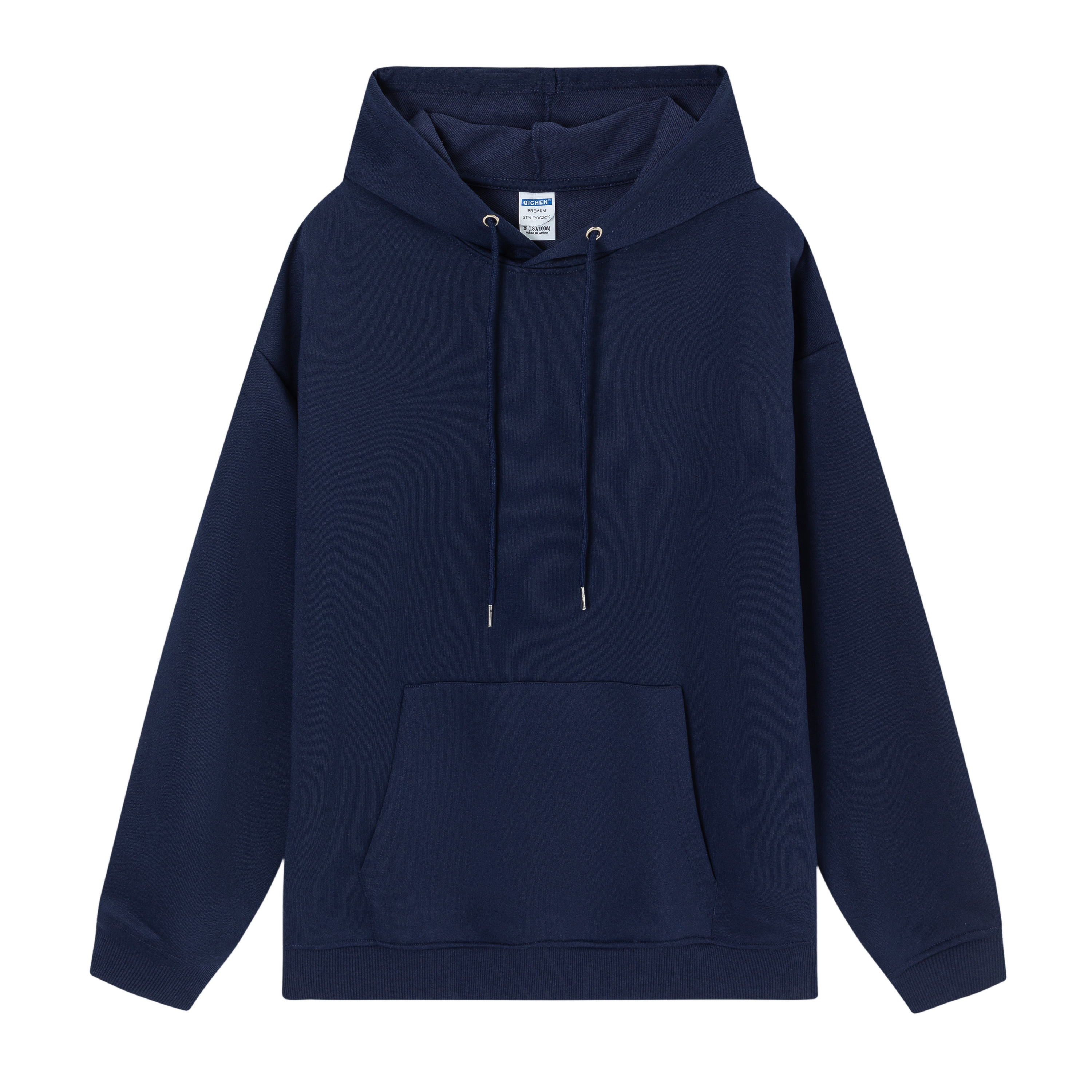 Men's Basic Dark blue Hoodie
