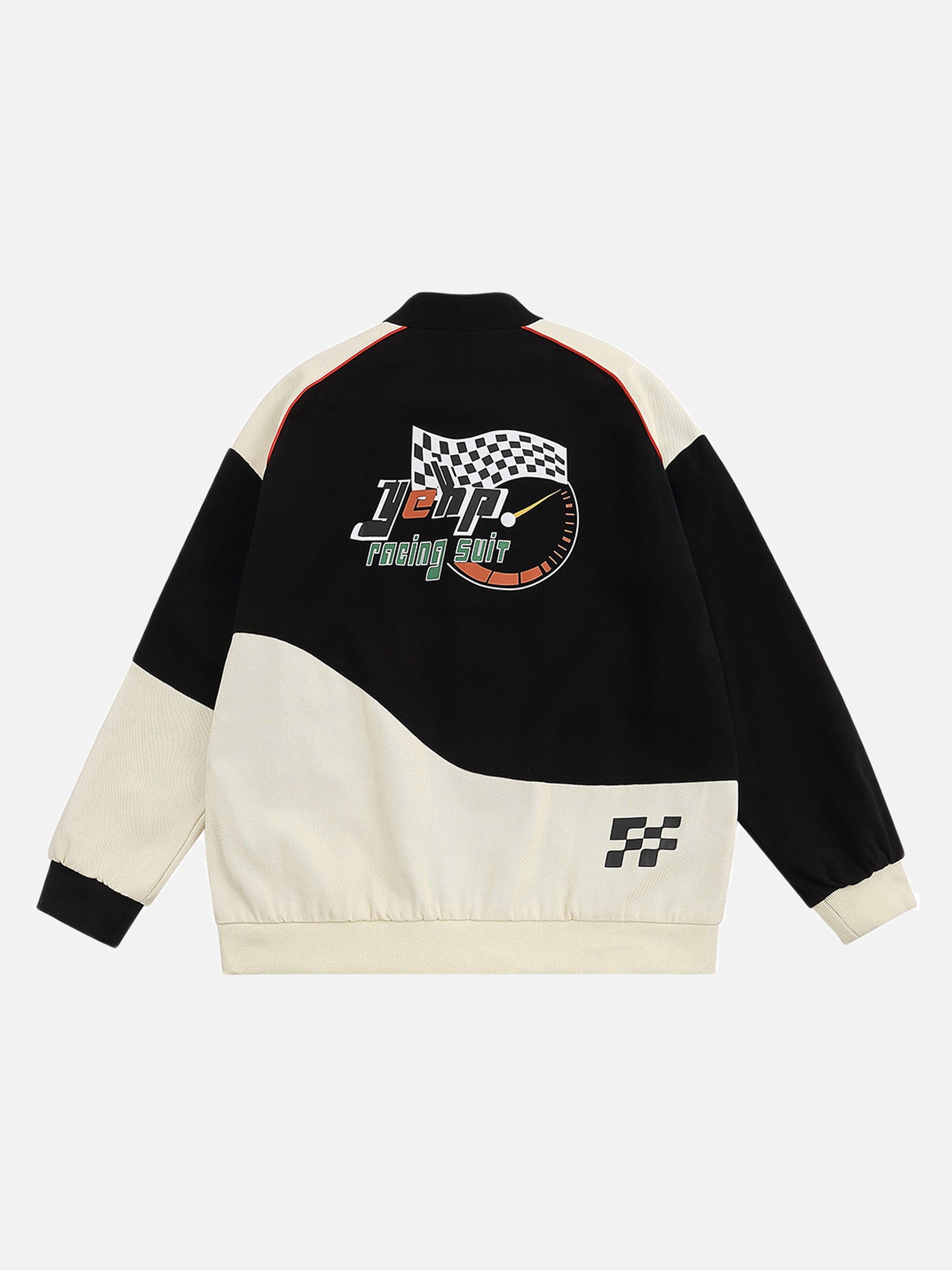 The Vimiaparty American Vintage Racing Suit Embroidered Jacket