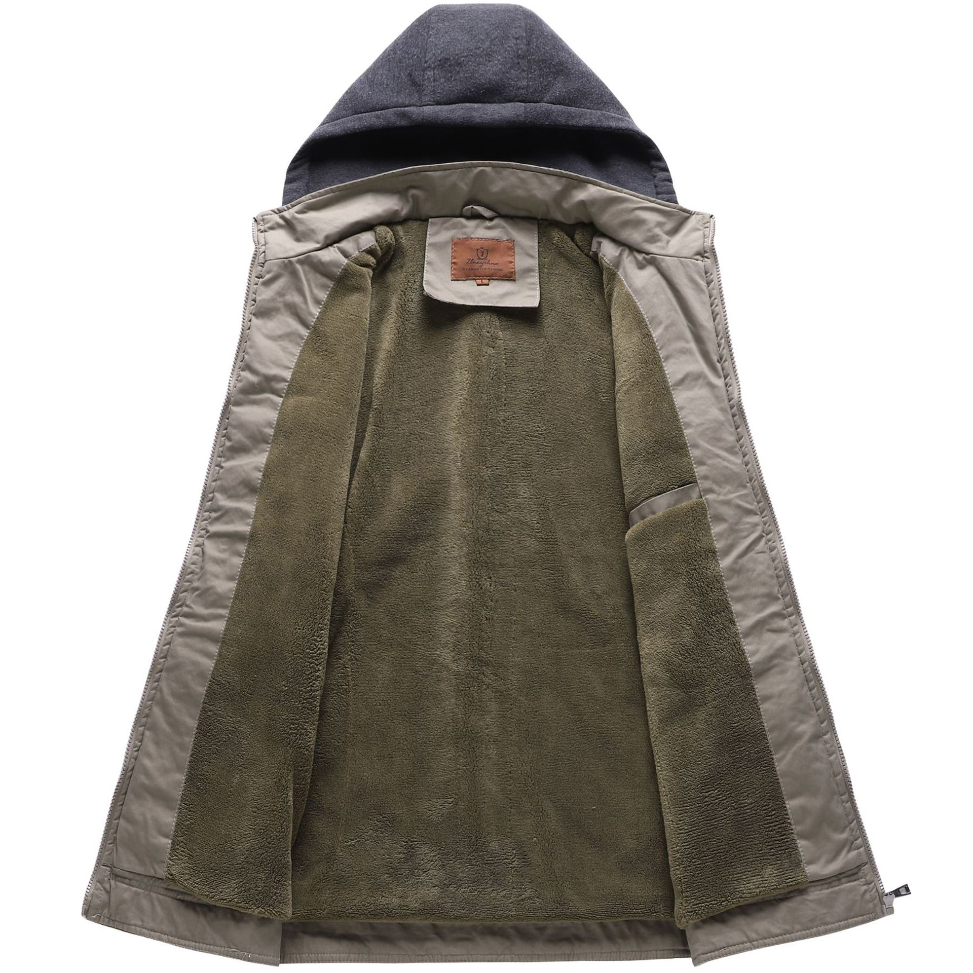 Men's Outdoor Thermal Cashmere Washed Cotton Jacket