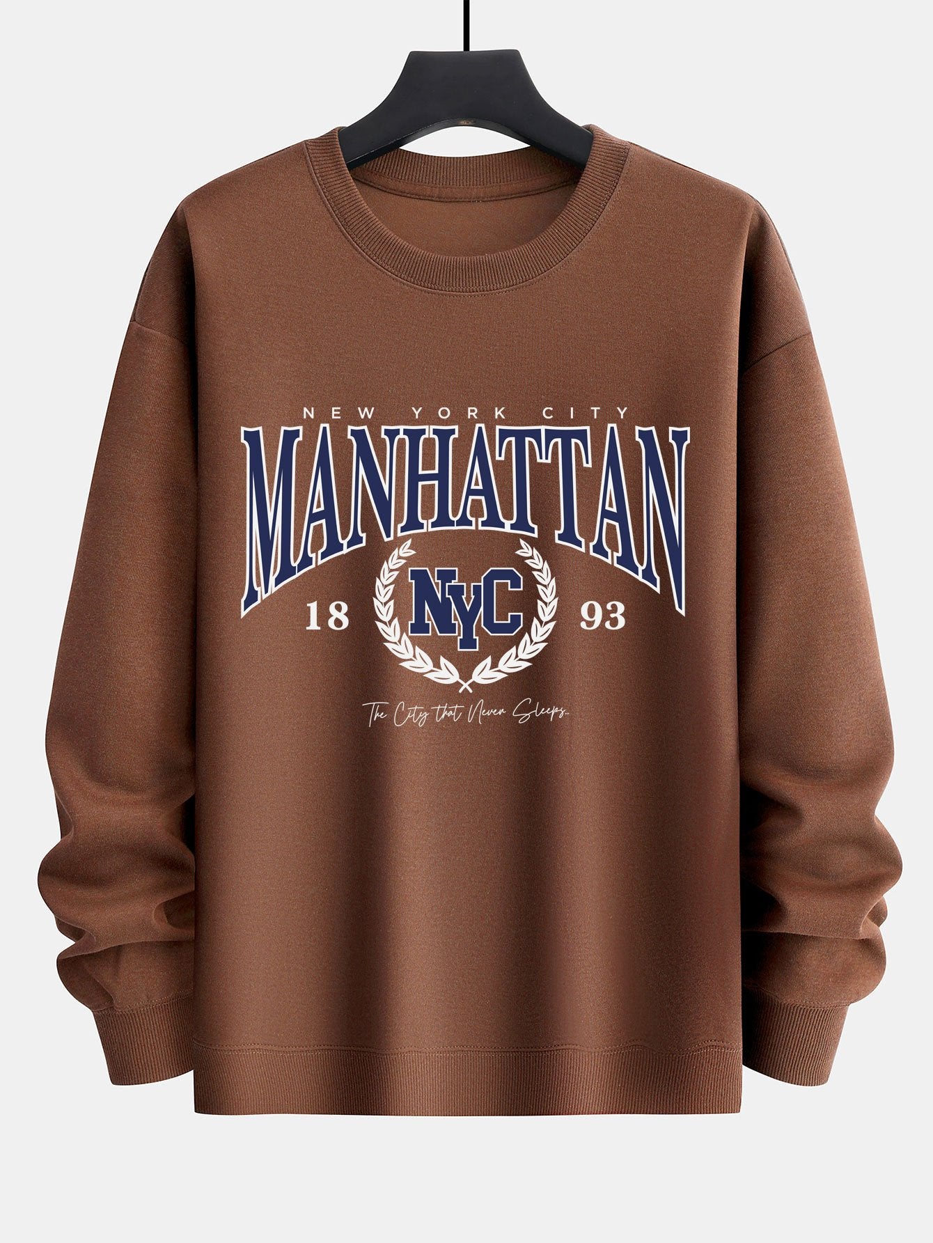 Manhattan Varsity Print Relax Fit Sweatshirt